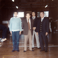 Christian Gonzales y Herrera: foto con Nakayama, il secondo da sinistra - Fukuoka, Giappone, 1978
