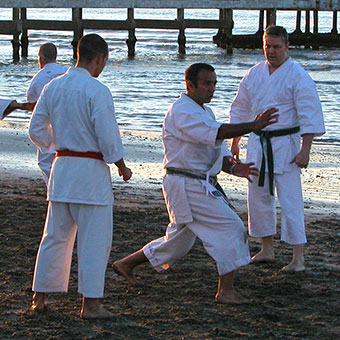 Allenamento in spiaggia