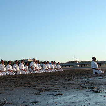 Allenamento in spiaggia